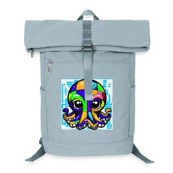 Krake - Laptop-Rucksack  - Eisblau - Vorne