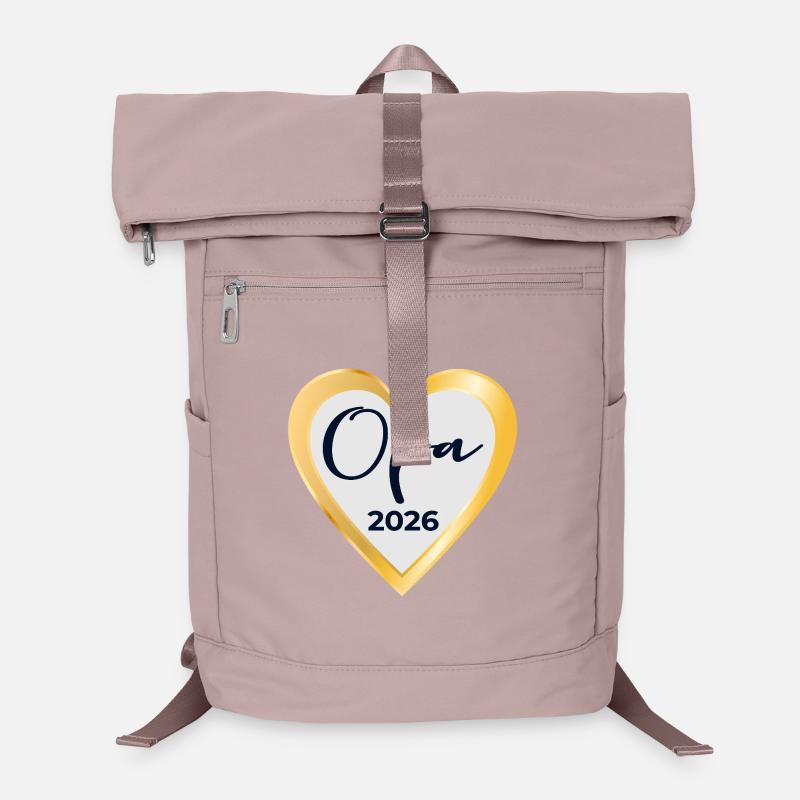 MESSAGE BÉBÉ GRAND-PÈRE 2026 COEUR Sac à dos ordinateur