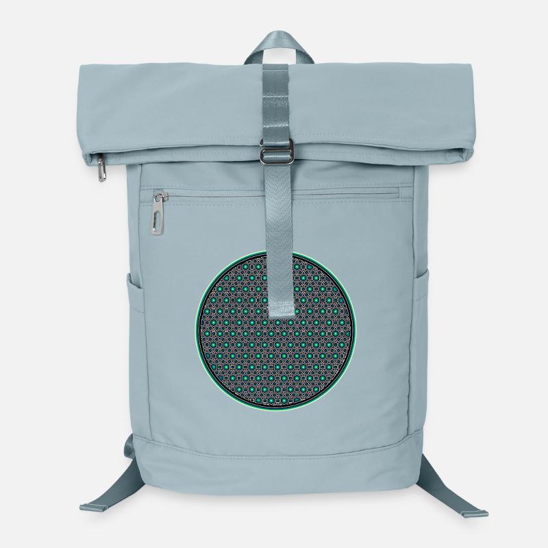 Trance Goa Rave Kaleidoscope Geometry Mandala Sac à dos ordinateur