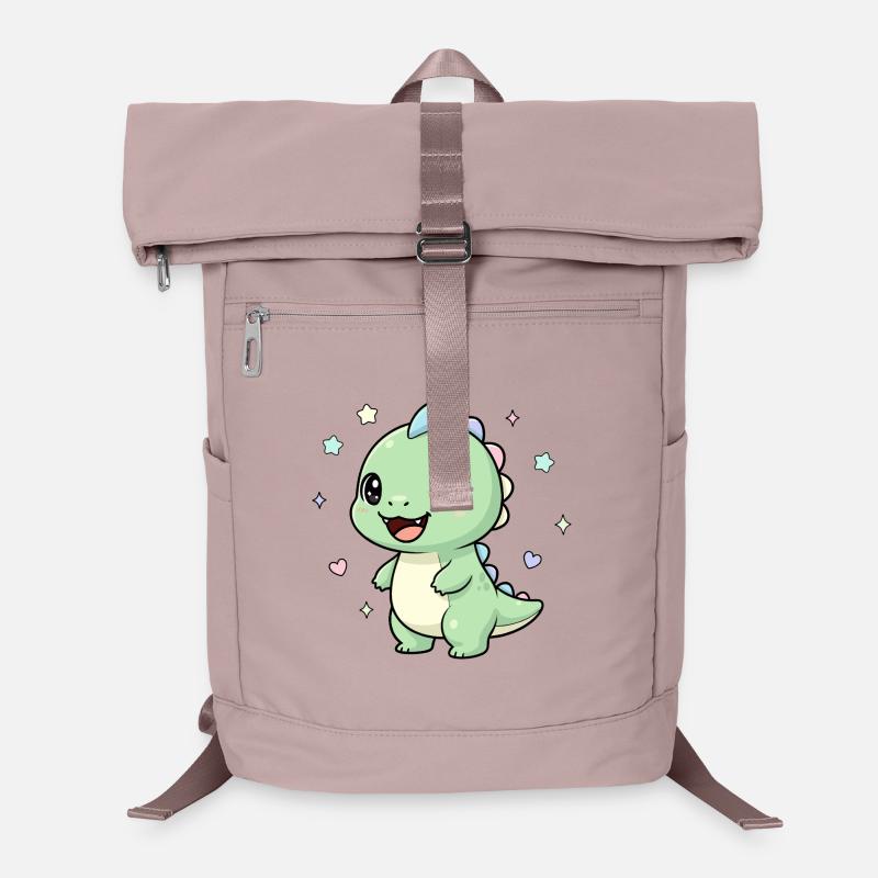 Pastel Dino Star Magic Laptop Backpack