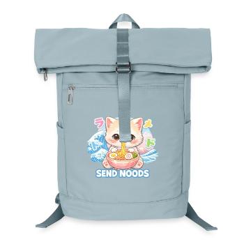 Ramen Katze Kanagawa - Laptop-Rucksack  - Eisblau - Vorne