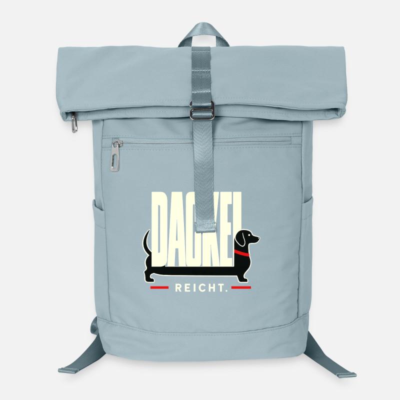 Dackel Reicht Funny Dachshund German Saying Laptop-Rucksack 