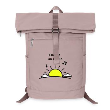 Ein weiterer Morgen - Laptop-Rucksack  - Altrosa - Vorne