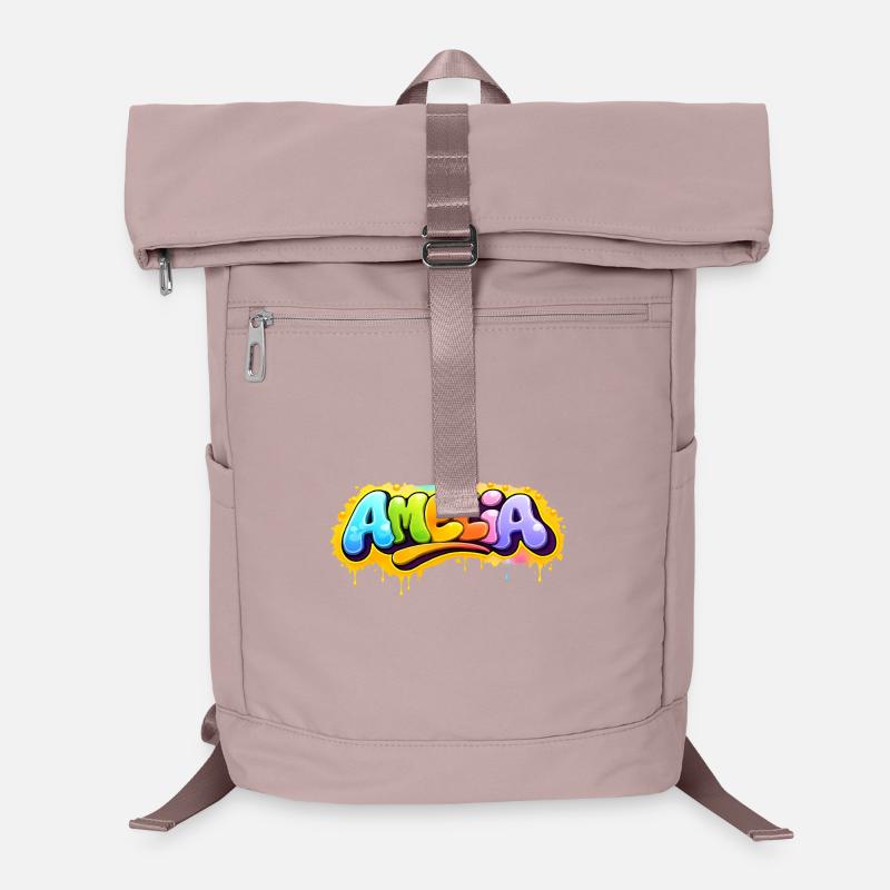 Graffiti Amelia Name Geschenk Ideal Druckbare Su Laptop-Rucksack 