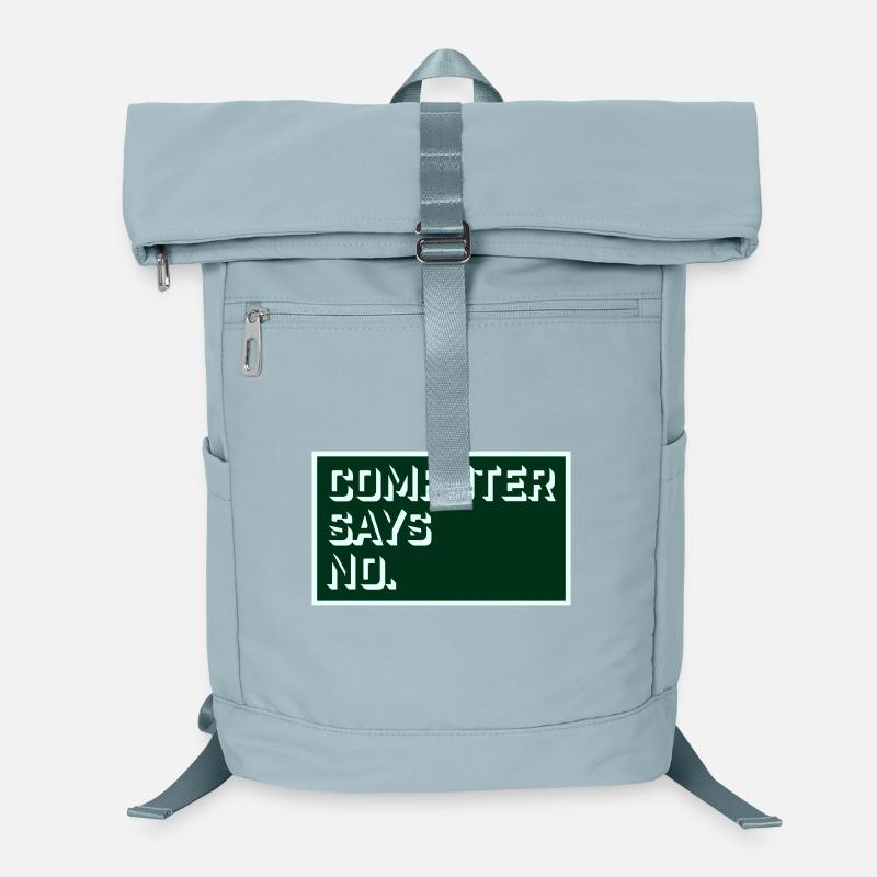 Computer Says No Funny Programmer Nerd Technique Laptop Backpack
