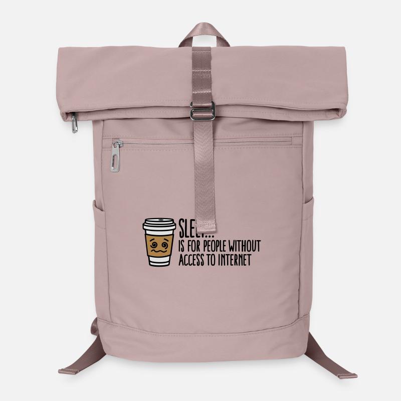Sleep is for people without access to internet Laptop-Rucksack 