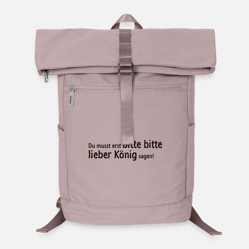 You need only say, please, please dear King! Laptop Backpack
