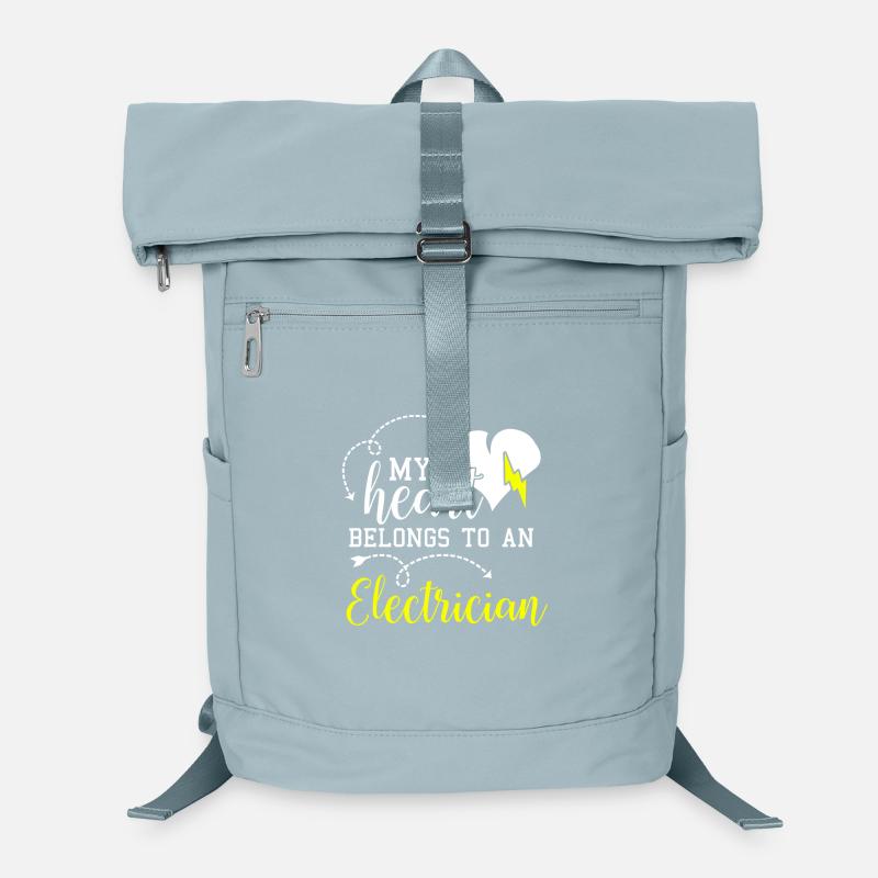 Mein Herz gehört einer stolzen Ehefrau eines Elektrikers Laptop-Rucksack 