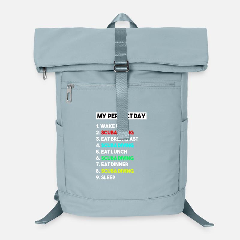My Perfect Day Scuba Diving Daily Routine Laptop Backpack