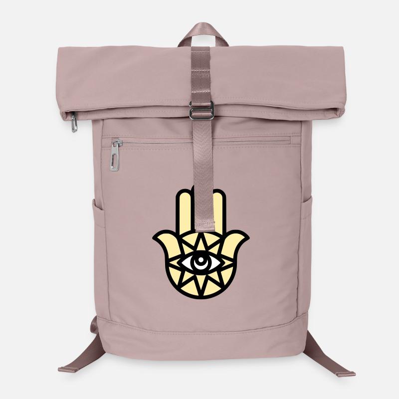 Hamsa Hand der Fatima Laptop-Rucksack 