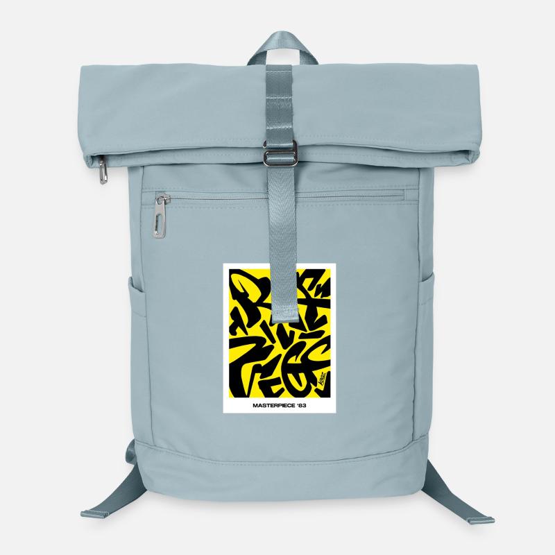 Chef-d’œuvre 83 : graffiti jaune-noir Sac à dos ordinateur