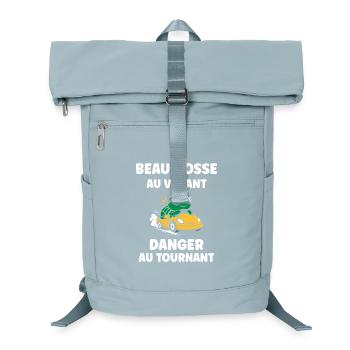 Humor Ich habe meinen Führerschein - Laptop-Rucksack  - Eisblau - Vorne