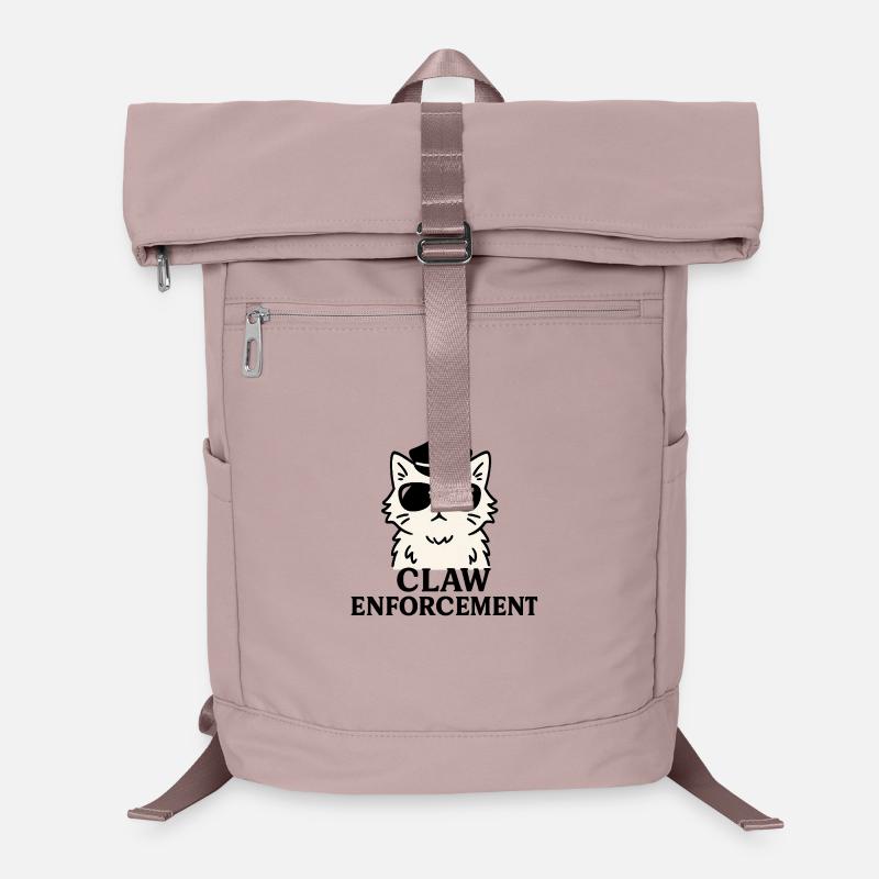 Claw Enforcement - Chemise de chat drôle Sac à dos ordinateur