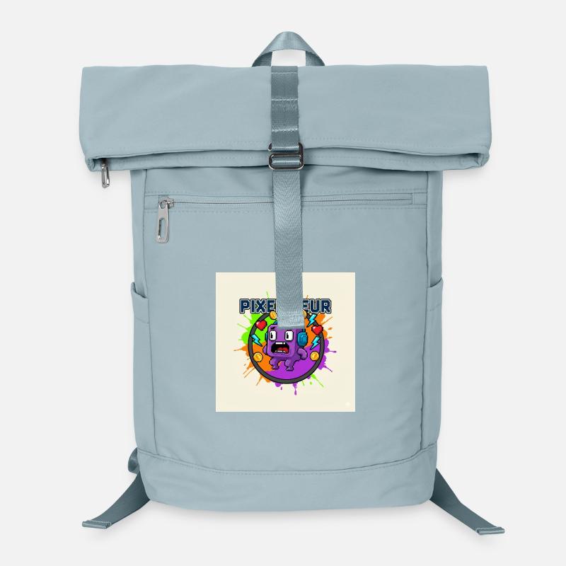 Pixel-Angst-Monster-Pixel-Kunst Laptop-Rucksack 