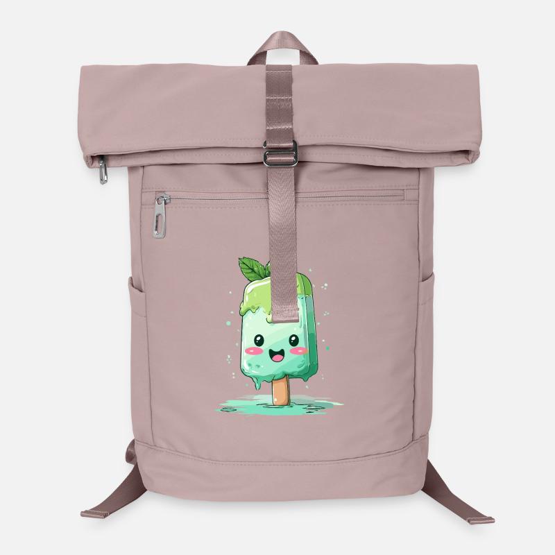 Pops Kawaii vert menthe Sac à dos ordinateur