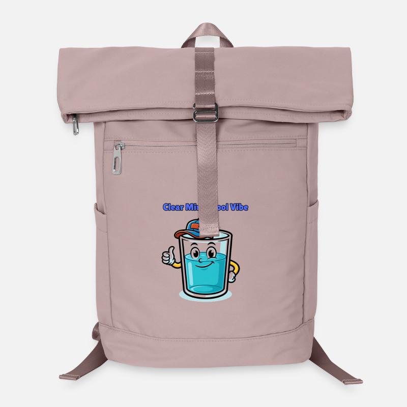 Clear Mind, Cool Vibe Laptop Backpack