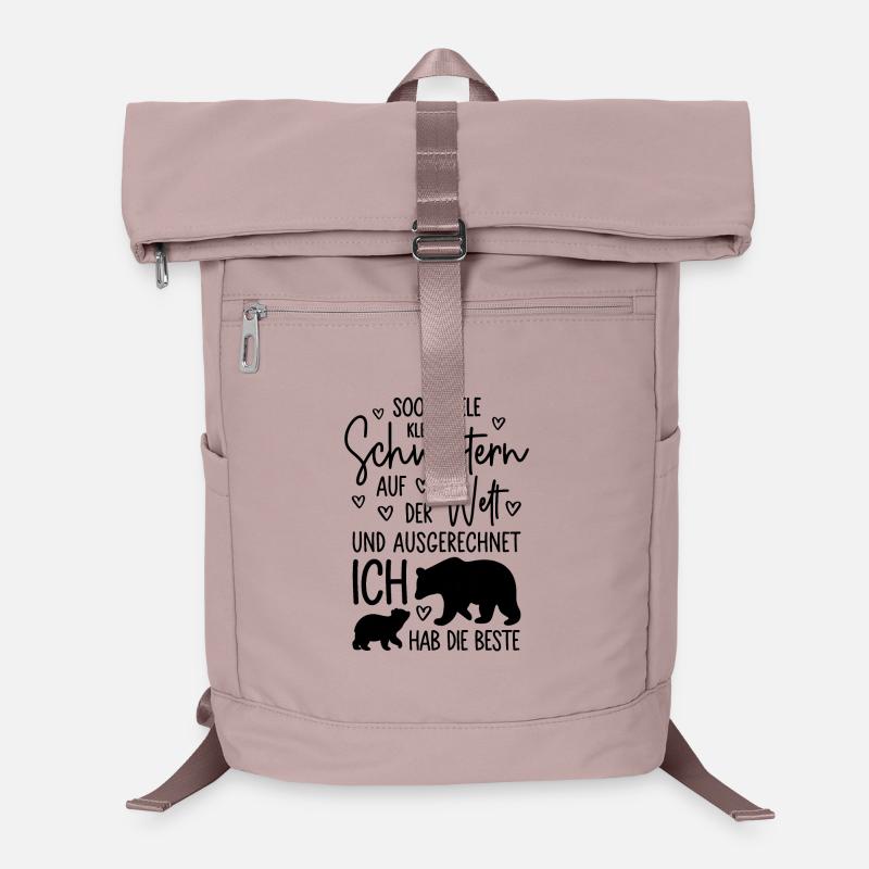 Mädchen Schwestern Bären Beste kleine Schwester Laptop-Rucksack 