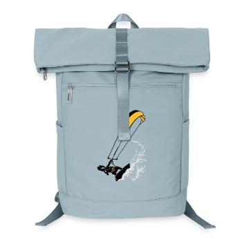 Kitesurfen und Wellen flex - Laptop-Rucksack  - Eisblau - Vorne