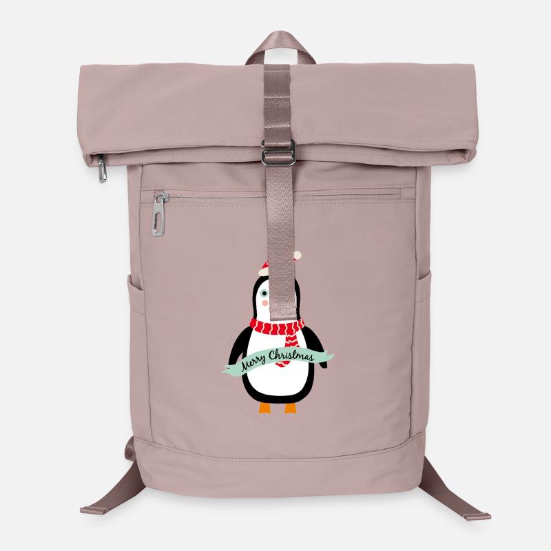 Süßer Weihnachts-Pinguin Merry Christmas Laptop-Rucksack 