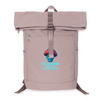 Künstliche Pilzfreundin Fungi AI - Laptop-Rucksack  - Altrosa - Vorne