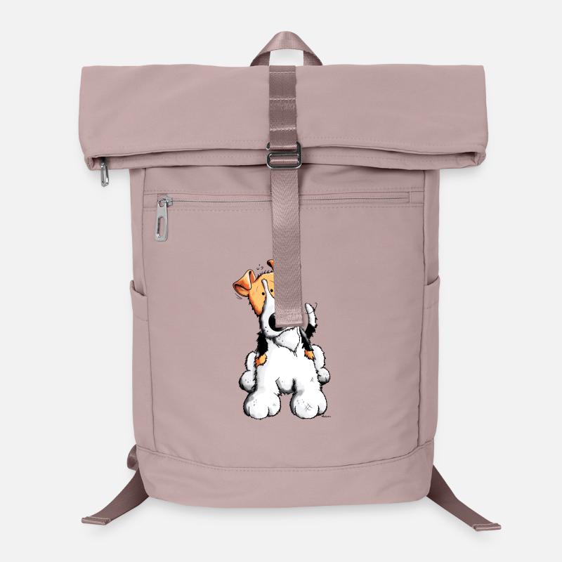 Funny Fox Terrier Laptop Backpack