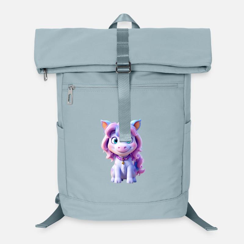 Wunderschönes kleines 3D-Einhorn Laptop-Rucksack 