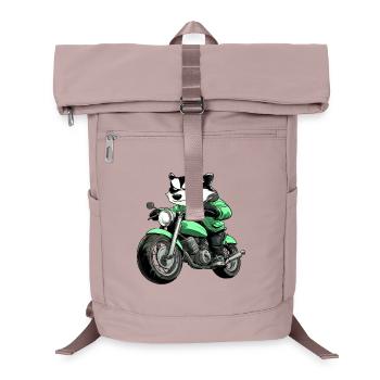 Badger Motorcycle - Laptop Backpack - old pink  - Front