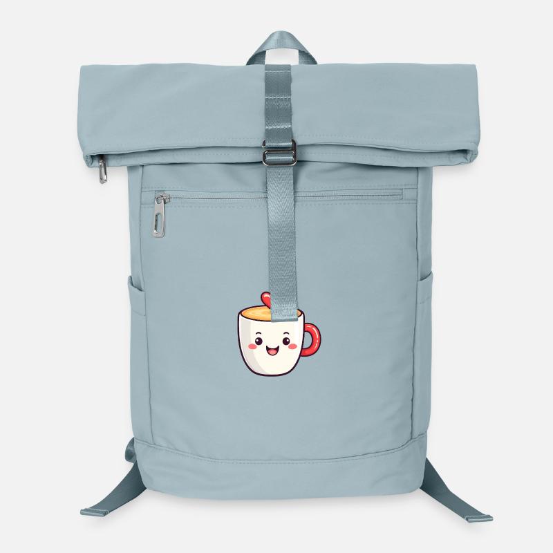 Kawaii Herzkaffee Becher Laptop-Rucksack 
