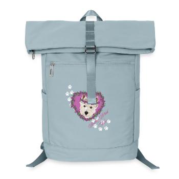 Resting B!tch Face West Highland Terrier - Laptop Backpack - ice blue - Front