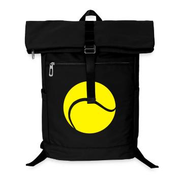 Balles de tennis - Sac à dos ordinateur - noir - Devant