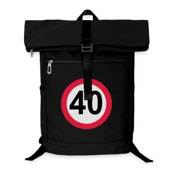 40th birthday - Laptop Backpack - black - Front