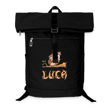 Eule Luca - Laptop-Rucksack  - Schwarz - Vorne