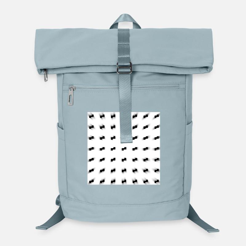 black and white art Laptop Backpack