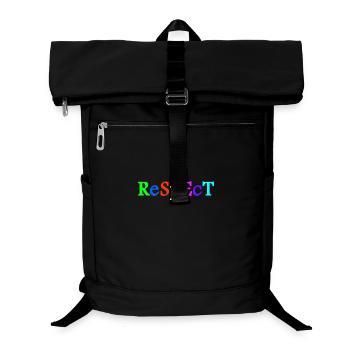Respekt Akzeptanz Toleranz Anerkennung Geltung - Laptop-Rucksack  - Schwarz - Vorne