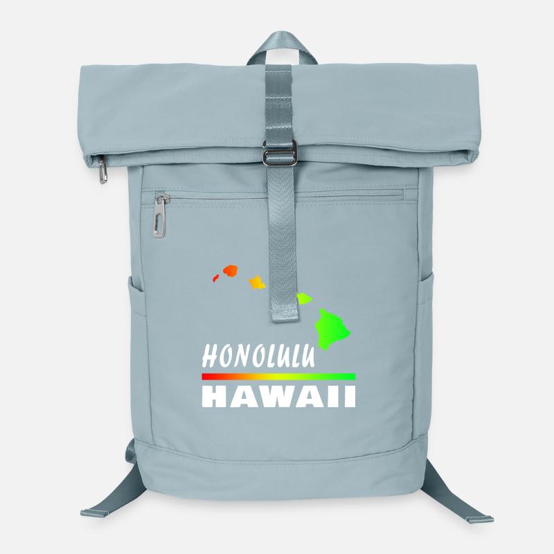 Hawaii Honolulu avec carte / cadeau carte Sac à dos ordinateur