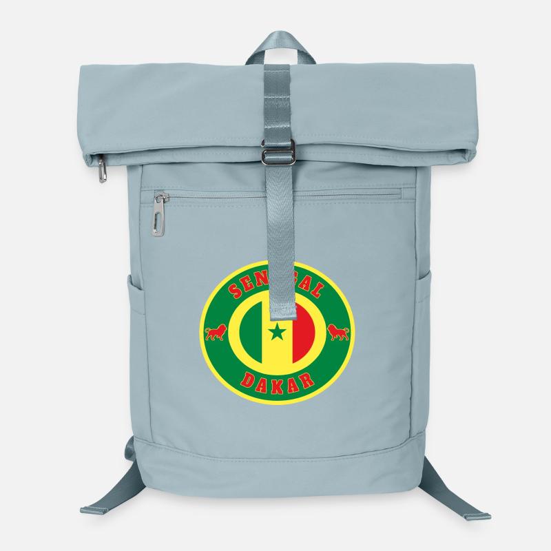 Sénégal Dakar / Cadeau Lion drapeau Afrique État Sac à dos ordinateur