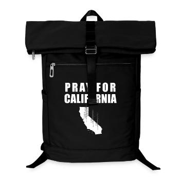 PRAY FOR CALIFORNIA - Laptop-Rucksack  - Schwarz - Vorne