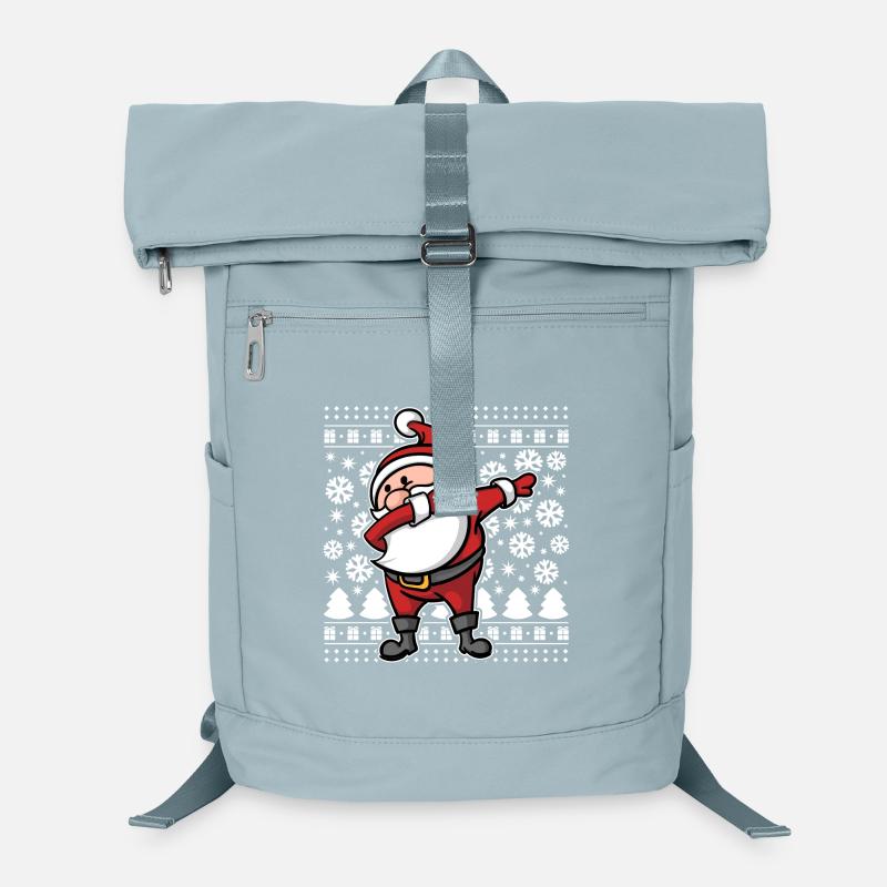 Noël moche tamponner Noël du père Noël Sac à dos ordinateur