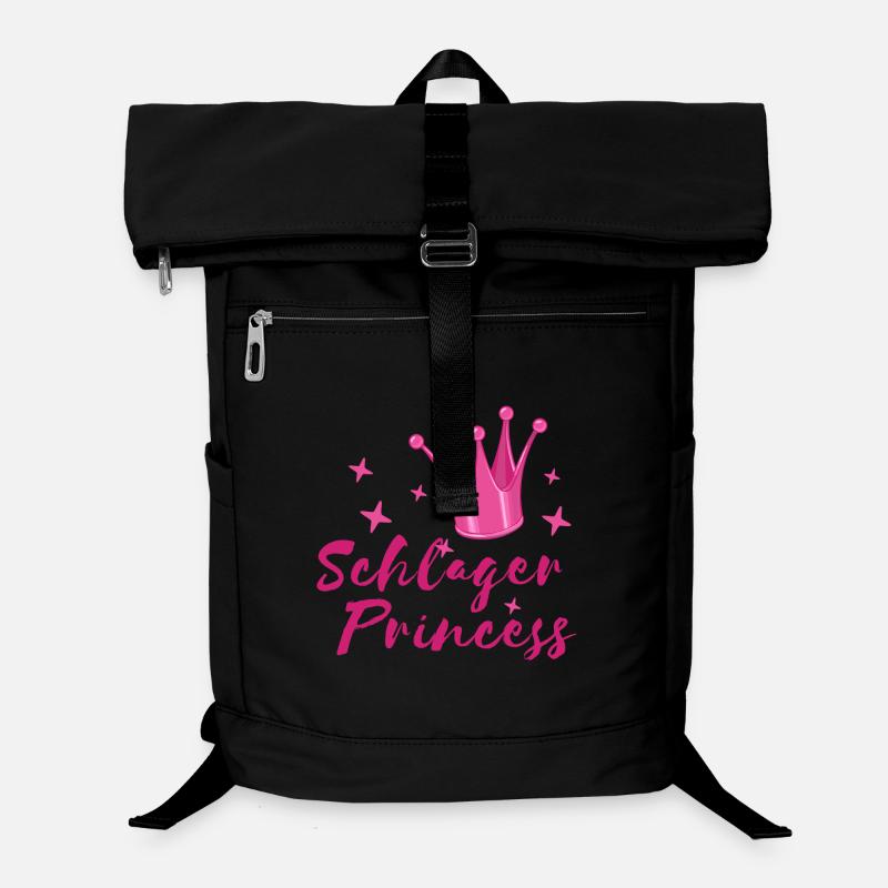 Schlager Prinzessin Volksmusik Schlagerfan Krone Laptop-Rucksack 