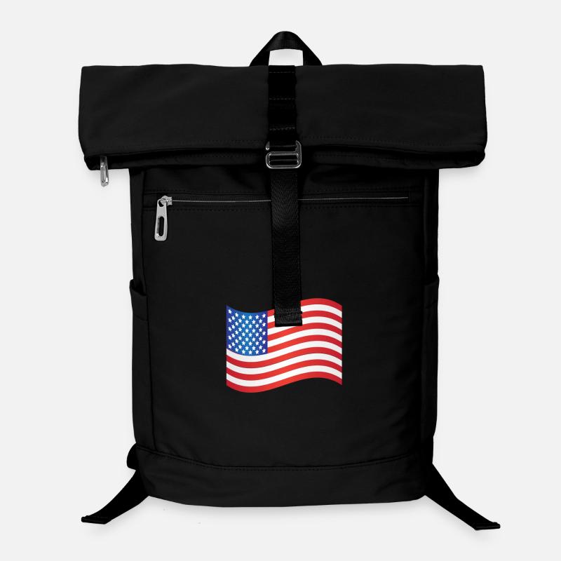 Amerikanische Flagge Laptop-Rucksack 