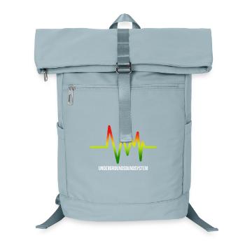 Untergrund Soundsystem Logo - Laptop-Rucksack  - Eisblau - Vorne
