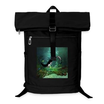 Stunning ray blanket on the low water - Laptop Backpack - black - Front