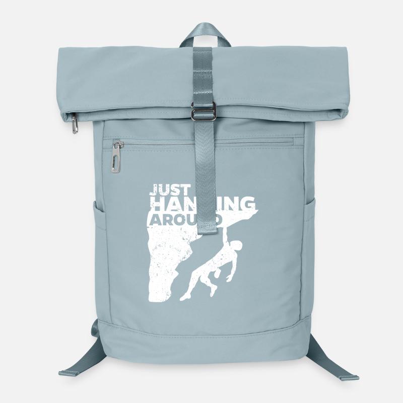 Rock climbing Mountaineering Boulder climbing Funny Laptop Backpack