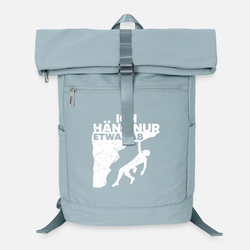 Klettern Boulder Bergsteigen Lustige Sprüche Sport Laptop-Rucksack 