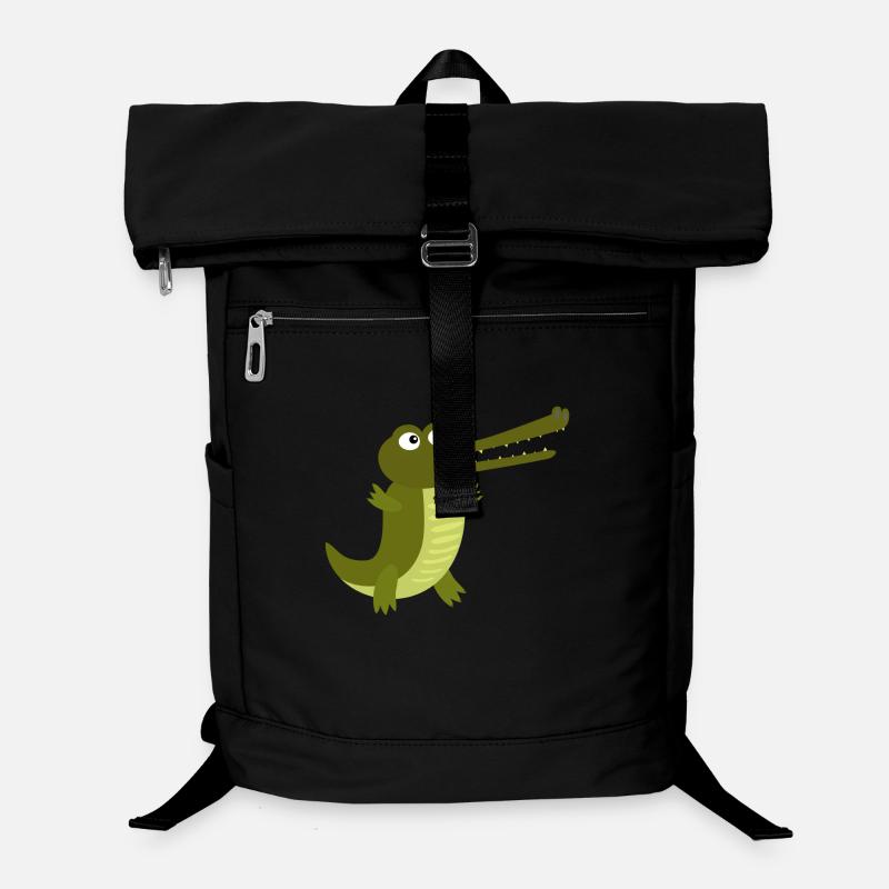 Crocodile Crocodiles Alligator Lizard Jungle Animals Laptop Backpack