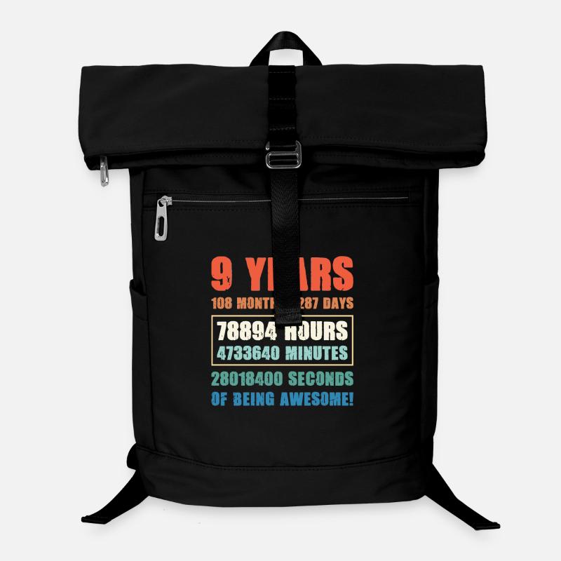9th year birthday birthday party birth celebration Laptop Backpack