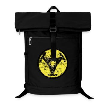 Atomic Vinyl 45rpm Nuklear Design - Laptop-Rucksack  - Schwarz - Vorne