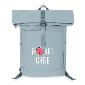 Donut cookie snacking énonciations drôles humour drôle - Sac à dos ordinateur - bleu glacier - Devant