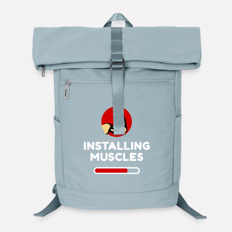 Muscles Toning Workout Funny Statement Fun Laptop Backpack