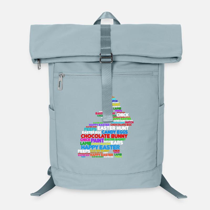 Easter bunny rabbit happy easter rabbit easter eggs Laptop Backpack